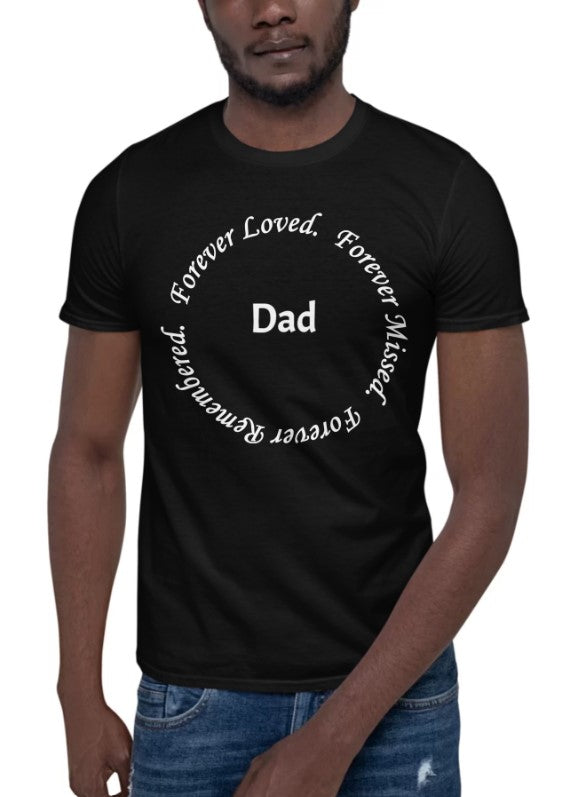 Non-Customizable - Circle Design with White Lettering Gildan Softstyle Ring-Spun Cotton Unisex