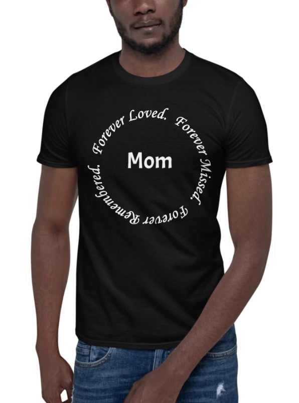 Non-Customizable - Circle Design with White Lettering Gildan Softstyle Ring-Spun Cotton Unisex