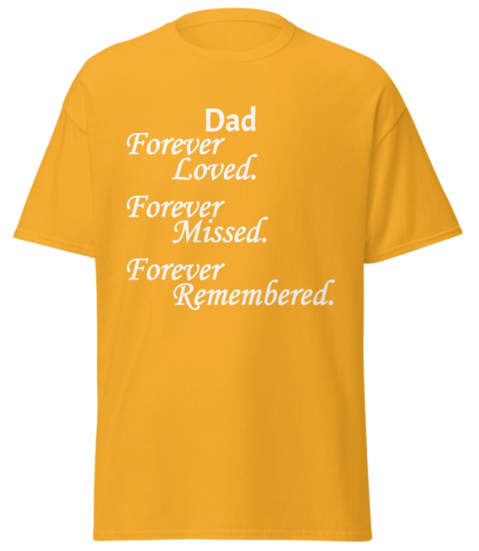 Non-Customizable - Block Design with White Lettering Gildan Classic Cotton