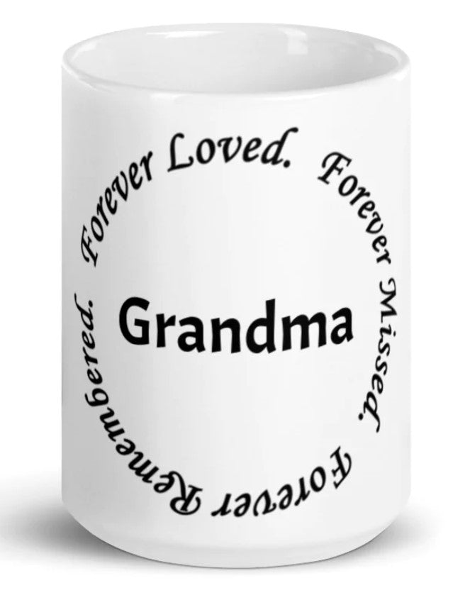 Glossy White Mug - Clearance