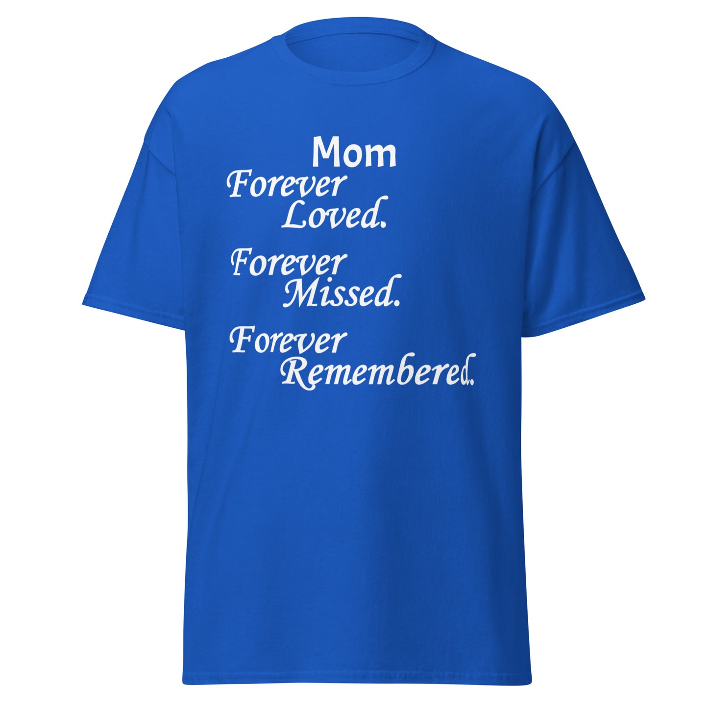 Classic Cotton Men's T-Shirt Block Design White Lettering