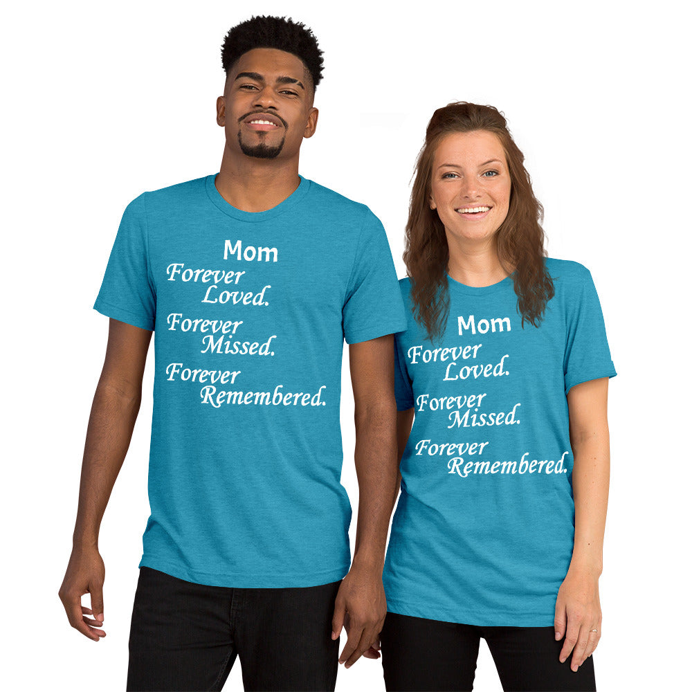 Bella + Canvas Tri-Blend Unisex T-Shirt Block Design White Lettering