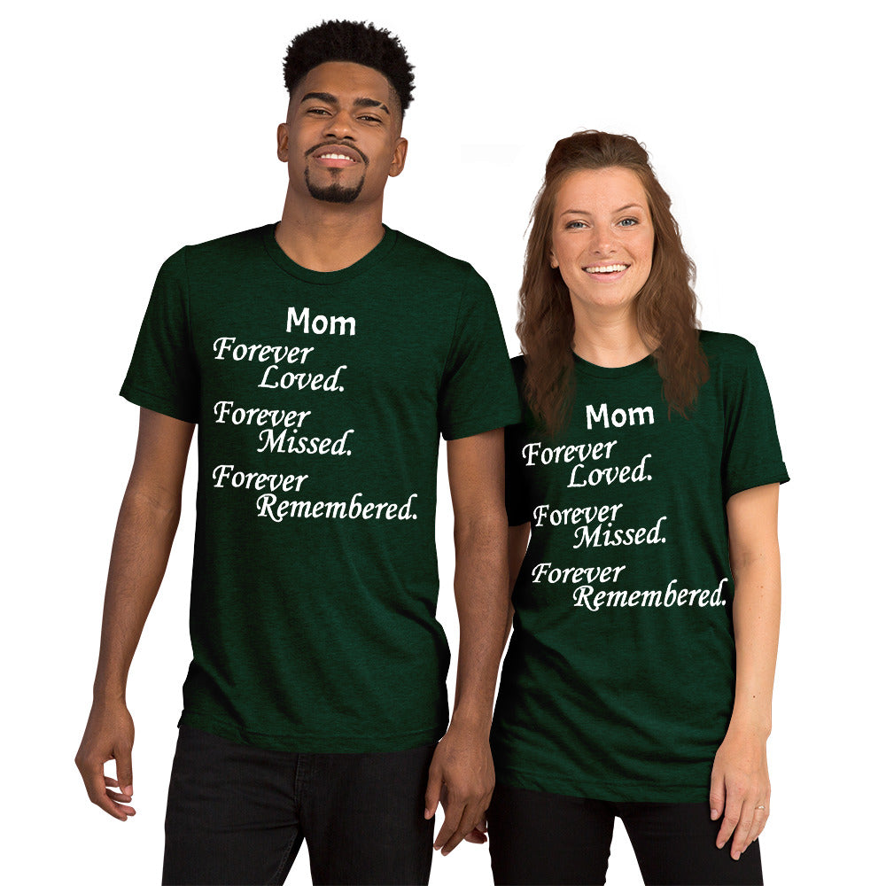 Bella + Canvas Tri-Blend Unisex T-Shirt Block Design White Lettering
