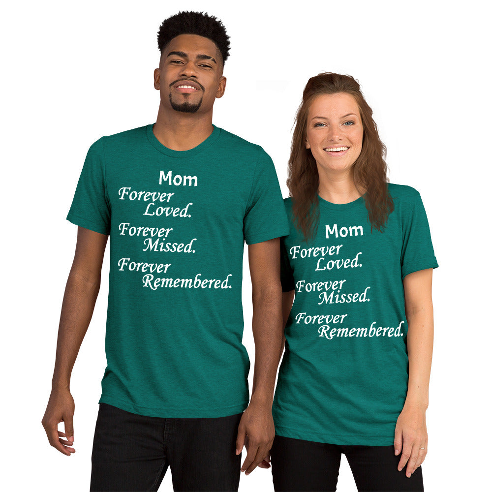 Bella + Canvas Tri-Blend Unisex T-Shirt Block Design White Lettering