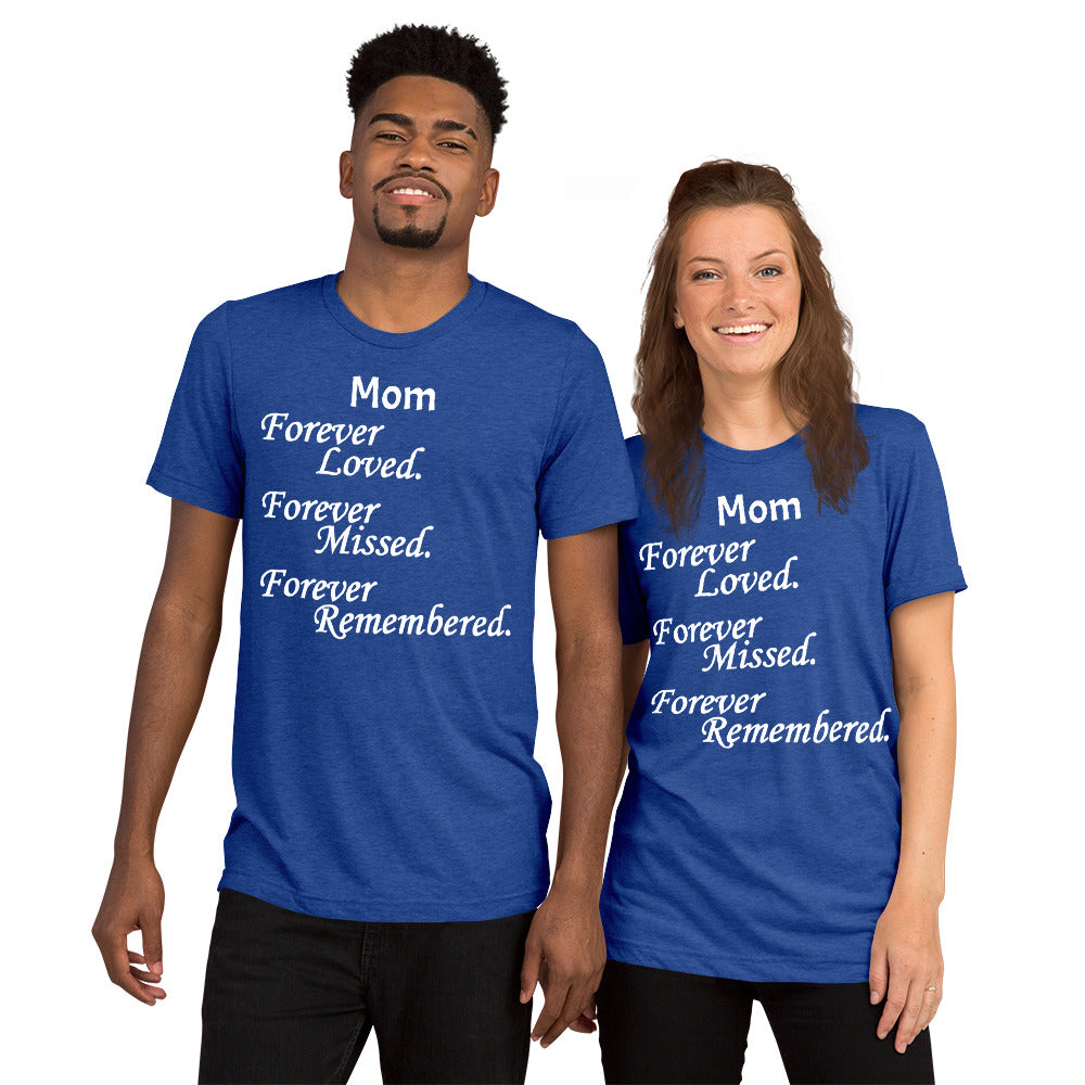 Bella + Canvas Tri-Blend Unisex T-Shirt Block Design White Lettering