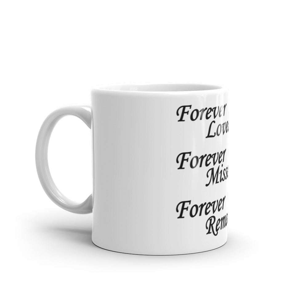 Glossy White Mug "Grandma" - Block Design