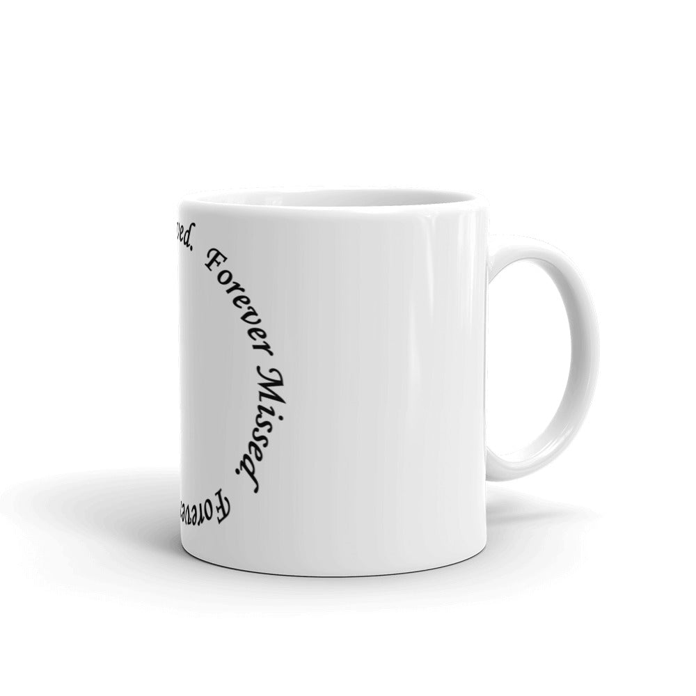Glossy White Mug - Circle Design